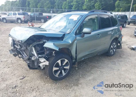 2018 Subaru Forester 2.5I Premium из США, поврежденный, VIN JF2SJAEC0JH508259